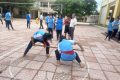 Những trò chơi dân gian như đi cà kheo, nhảy dây, đánh nẻ, đẩy gậy, kéo co, đua thuyền trên cạn,… ở đia phương được đưa vào trường học đã tạo được sự quan tâm và hào hứng của học sinh Trường THCS Đức Phong.